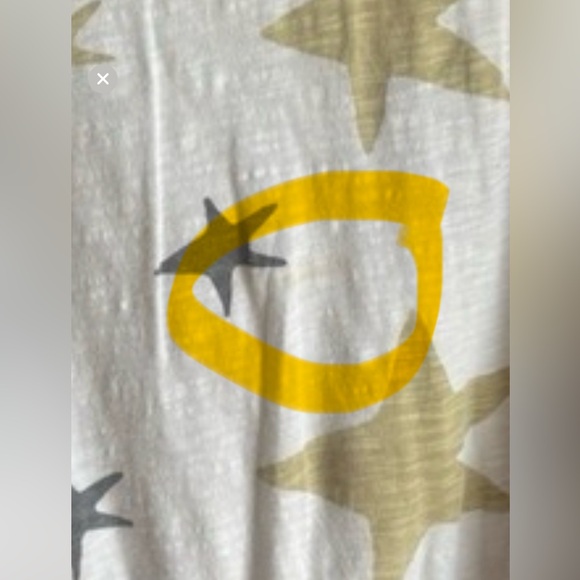 Magnolia Pearl Francis Multi Color Star Hi Lo Tunic Top Pullover Cotton FLAW - Picture 9 of 10